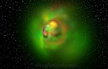 Green Nebula by Ingrid Funk