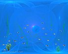 Blue Bubble by Ingrid Funk