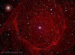 Red Nebula by Ingrid Funk